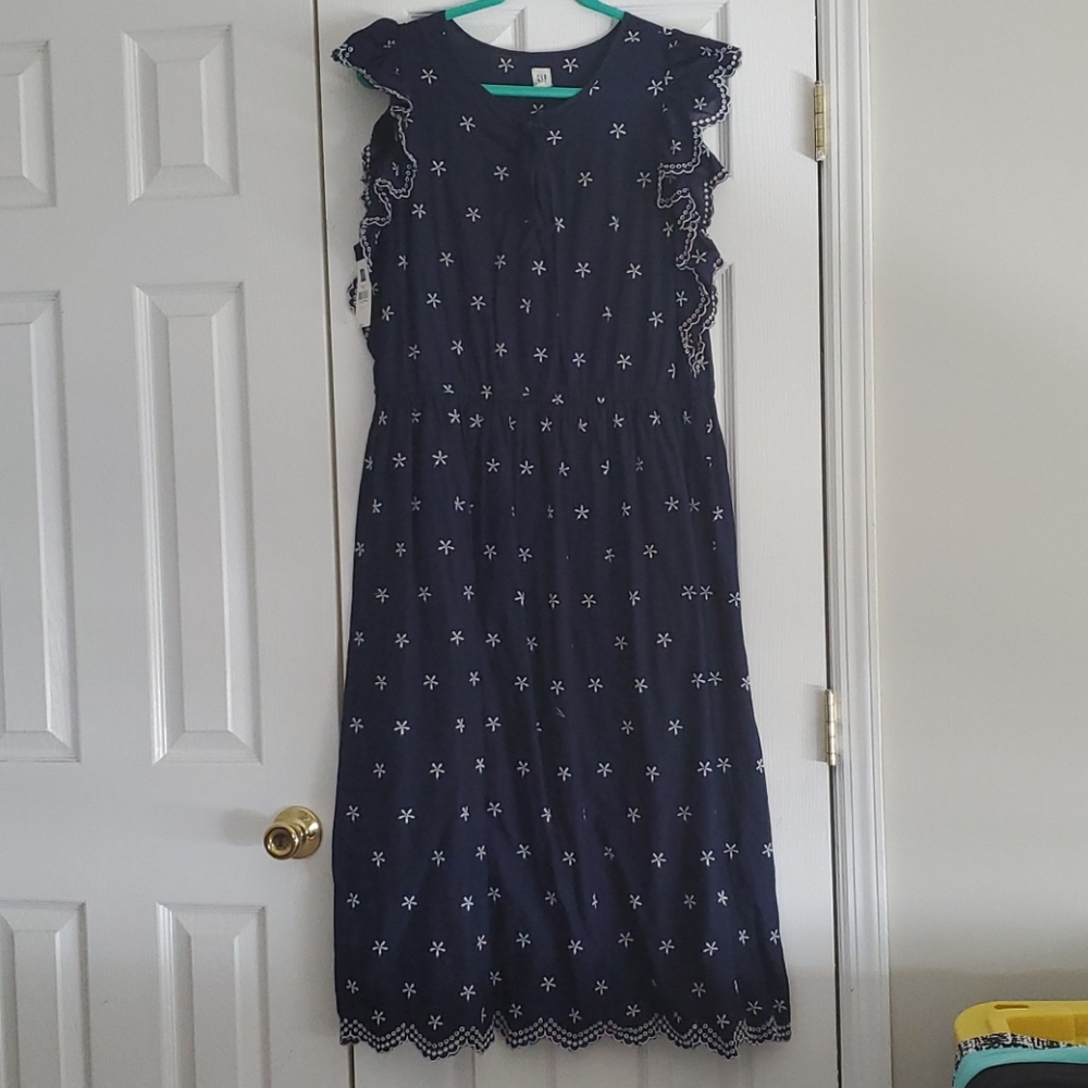 Gap eyelet maxi dress